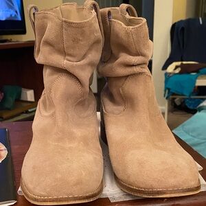 ASOS Tan Suede Ankle Boots